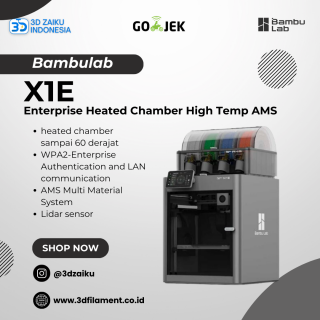 Bambulab 3D Printer X1E Enterprise Heated Chamber High Temp AMS